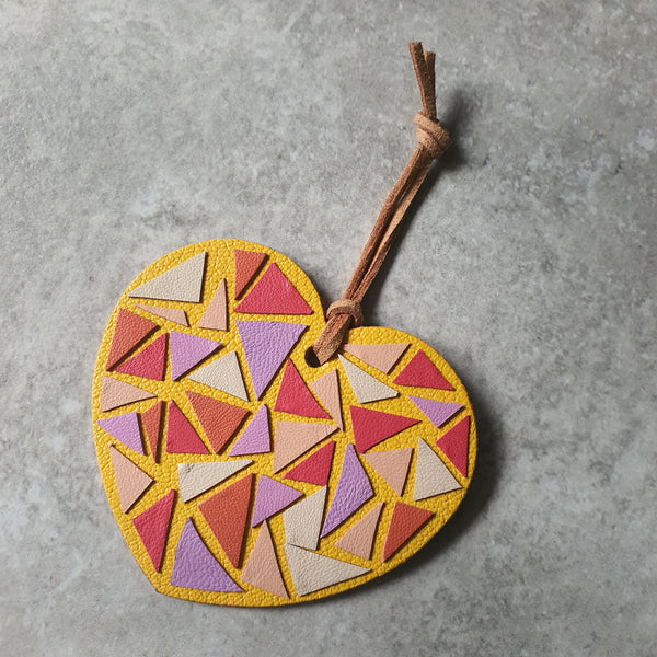 DIY Craft Kit: Christmas Ornament (YELLOW HEART)