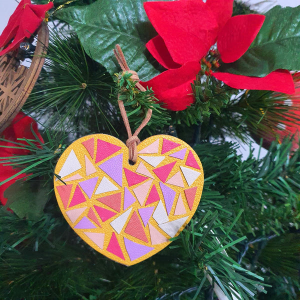 DIY Craft Kit: Christmas Ornament (YELLOW HEART)