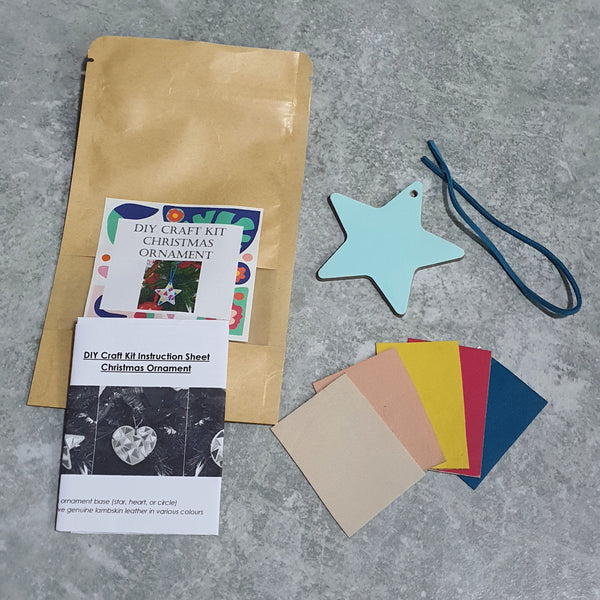 DIY Craft Kit: Christmas Ornament (TIFFANY BLUE STAR)