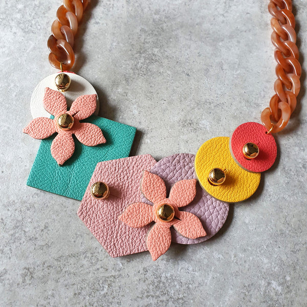 MamaGirl Multiway Necklace Set - Floral (PINK)