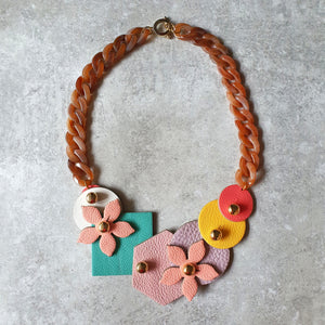 MamaGirl Multiway Necklace Set - Floral (PINK)